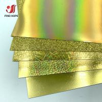 5pcs 20x25cm Bundle Gold Series Heat Transfer Vinyl Iron on Tshirt HTV Sheets Making Signs Pattern for Clothing Decor DIY Cricut Exercise Bands