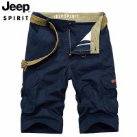 Jeep Spirit Men S Cal Loose Large Size Multi-Pocket Overalls Shorts
