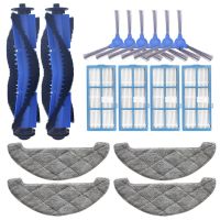 16PCS Replacement for Proscenic 850T Robotic Vacuum Cleaner Parts Side Brush Mop Cloth Hepa Filter Rags Main Brush Roll