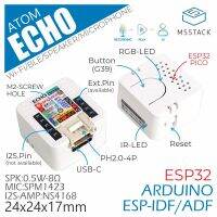 【☄New Arrival☄】 fuchijin77 Atom Echo ลำโพงอัจฉริยะ Dev ลำโพง M5stack ทางการบอร์ดเชื่อมต่อขยายไวไฟบลูทูธ Iot ควบคุมด้วยเสียง