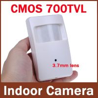 960H 700tvl ความปลอดภัย CMOS CCTV ภายในอาคาร Mini PIR สไตล์3.7Mm เลนส์กล้องวงจรปิด