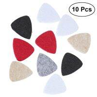 【cw】 10 Pcs Assorted Color Felt Picks Plectrums for 【hot】