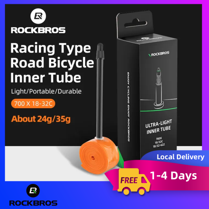 【Local Delivery】ROCKBROS 24g Ultralight Bike Inner Tube 700 x1832C