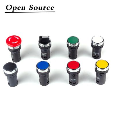 22mm LA38-11/206A Push Button Switch Knob Switch Emergency Stop Switch NO/NC Self-locking/Latching Self-reset/Momentary