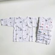 Áo sơ sinh dài tay thun lạnh Avaslew mềm mịn cho bé, áo cho trẻ sơ sinh