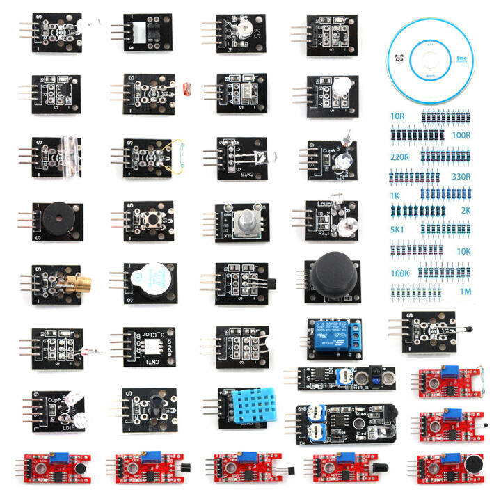 37 In 1 Sensor Kits For Arduino Uno R3 High-quality Starters Works With ...