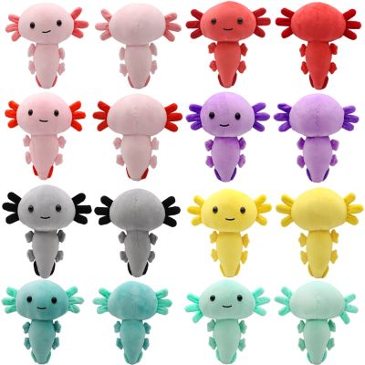 【CW】✼❒○  Kawaii Axolotl Plushies Figure Pink Stuffed Dolls Gifts