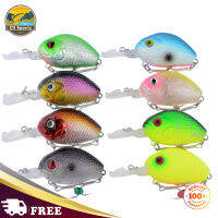 Litake เหยื่อปลอม Crankbait ลอยเหยื่อเทียมเหยื่อแข็งสำหรับอุปกรณ์เหยื่อล่อปลาหิน