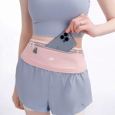 Sports Fanny Pack Running Mobile Phone Bag Men Women Outdoor Equipment Waterproof Invisible New Mini Belt Bag With 3 Pockets Running Belt