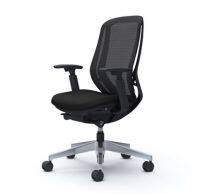 OKAMURA เก้าอี้รุ่น SYLPHY, ALUMINIUM BASE, WITH 3D ARMREST, BLACK เก้าอี้ทำงาน เก้าอี้สำนักงาน Ergonomic Chair