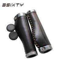 3SIXTY Bicycle Handlebar Leather Comfortable Grip for Brompton&amp;MTB Bike Anti-skid Shock-absorbing Cycling Grips Handlebars