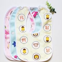 【JH】 3 Pcs Pack Color Washable Children Kid Layer Super Soft Baby Bib