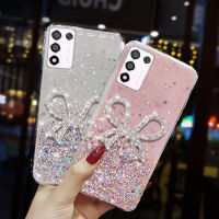 เคสสำหรับ Realme ความเร็ว9 5G เคสโทรศัพท์หรูหราประดับด้วยแสงระยิบระยับระยิบระยับลายท้องฟ้าประดับพลอยเทียมรูปผีเสื้อหญิงสาวเคสซิลิโคนนิ่มกันกระแทกฝาครอบด้านหลัง