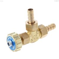 【No-profit】 CS Agro Elbow Brass Needle Valve 8Mm โพรเพนบิวเทน Adjuster Barbed Spigots 1 Mpa