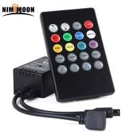 【♘COD Free Cas♘】 122cc store รีโมทคอนโทรลสีดำ20 Ir,รีโมทเซ็นเซอร์เสียงสำหรับแถบไฟ Led Rgb 12V-24V สำหรับ Rgb Smd 5050 3528แถบไฟ Led