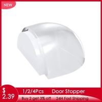 1pcs Acrylic Door Stopper Non Punching Sticker Self Adhesive Door Stopper Door Holders Catch Floor Mounted Nail-free Door Stops Door Hardware Locks