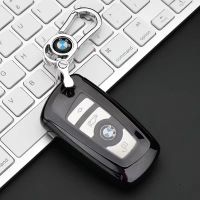 YCHIC TPU + PC BMW Key Key Cover,จี้ BMW พวงกุญแจโลหะผสม,ที่ใส่กุญแจ,แหวนพวงกุญแจ,keyfob เคสสำหรับ BMW 1/3/5 /7 /X3/X4/X5/X6/GT Series -- 320Li ,525Li,520Li