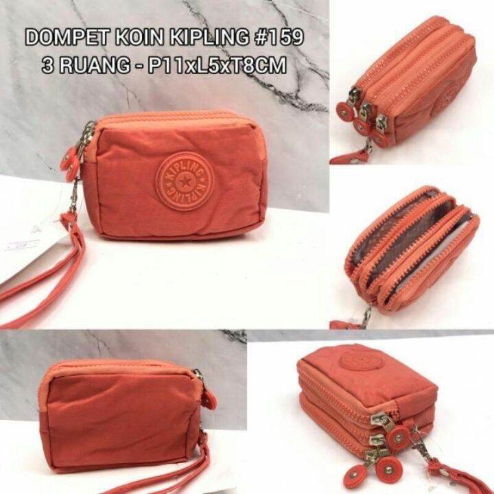 Kipling 3Zipper import Coin Purse/Small Wallet Lazada PH