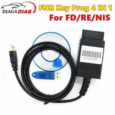 กับ USB Dongle FNR ที่สำคัญ Prog 4 IN 1ไม่จำเป็นต้องรหัส Pin โปรแกรมเมอร์ที่สำคัญ FNR 4 IN 1สำหรับนิสสันสำหรับเรโนลต์สำหรับฟอร์ด