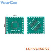 5pcs LQFP32 SSOP32 Transfer PCB Board Pinboard SMD to DIP Adapter Converter Plate 0.8mm Pitch Socket IC Test Board