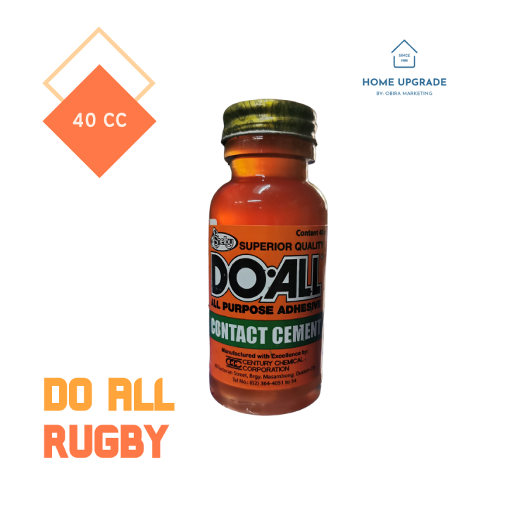 Do All Contact Cement Solvent Adhesive Rugby | Lazada PH