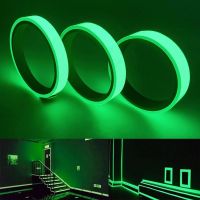 3M Luminous Band Fluorescent Night Self-adhesive Glow In The Dark Sticker Tape Safety Security Home Decoration Warning Tape Wall Stickers  Decals