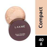 แป้งฝุ่น/Lakme Rose Loose Face Powder with Sunscreen/Soft Pink/Face Makeup for a Rosy Glow/Matte Finish for Oily Skin/40 g