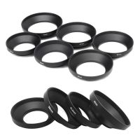 39 40.5 43 46 49 52 55 58 62 72mm Camera Metal Lens Hood Wide Angle Screw Mount Lens Hood for Digital Camera Accessory W3JD