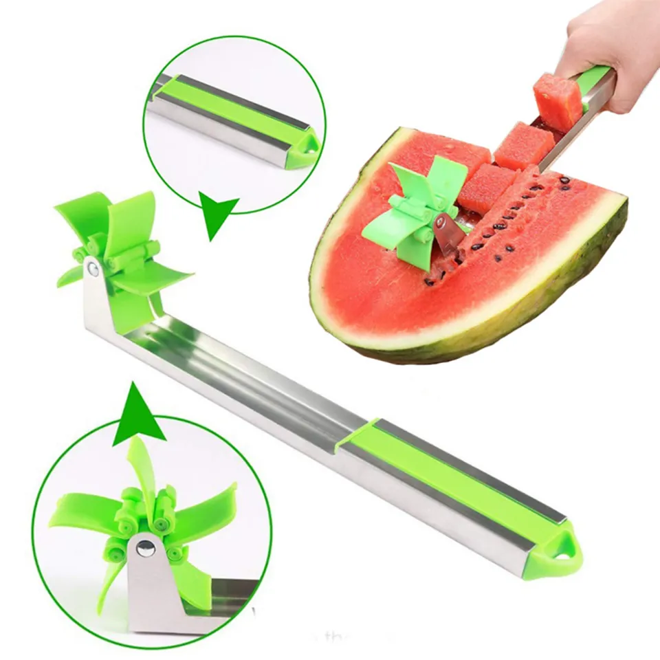 Large Size Watermelon Slicer Flower Windmill Shaped Melon Knife
