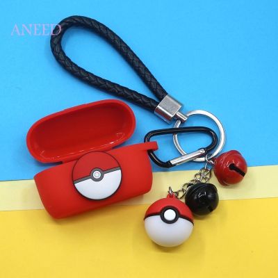 Suitable for Jabra Elite Active 75T / Elite 85T / 65T Case Bluetooth Headset Protective Cover Jabra 75t Cute Elf Ball Bell Pendant Silicone Shell