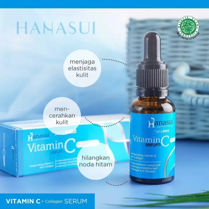 SERUM HANASUI VIT C + COLLAGEN 20ml | Lazada Indonesia