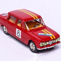 【Limited-time offer】 1/43 Dinky ALFA ROMEO 1600 Rallye 1401ของเล่นแบบชุดสะสมรถหล่อโลหะอัลลอยด์ของเล่นคลาสสิก Vehilce