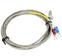 เทอร์โมคับเปิล เซนเซอร์เครื่องวัดอุณหภูมิ เซนเซอร์วัดอุณหภูมิ K Type Thermocouple 600C ( cable 2m)