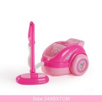 Pink Children Pretend Play Toy Set Mini Simulation Washing Machine Refrigerator Vacuum Cleaner Furniture Supplies Girl Gifts XPY