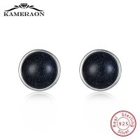 [COD] 925 Sterling Earrings Korea Stud Earings With Stones Aventurin Fashion Jewelry Earring Evening