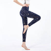 VISNXGI Women Leggings High Waist Dot Fitness Leggins Mujer High Stretch Sportswear Ladies Polyester Casual Printed Pattern Pant