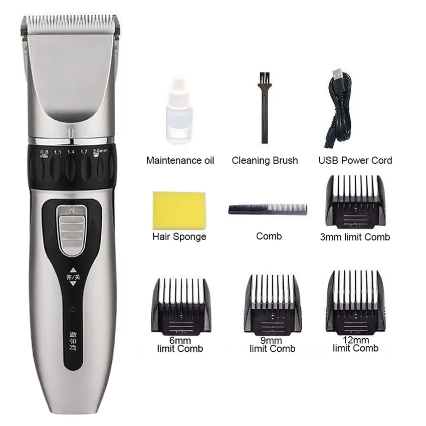 X1 Professional Quiet Hair Clippers Cordless Rechargeable Hair Trimmer For  Barbers (Silver) Lazada PH
