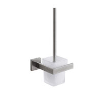 New Type Square Toilet Brush 304 Stainless Steel Toilet Brush Toilet Bathroom Brush with Brush Head Toilet Accessories