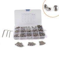 [COD] 500 boxed bolts and nuts wrench stainless steel fastening assembly M3/4/5 hexagon socket head screws