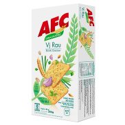 hộp Bánh cracker AFC kinh đô - bánh quy giòn AFC vị rau, vị lúa mì