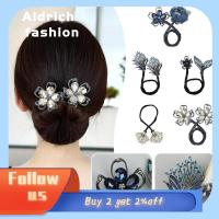 ALDRICH FASHION หางปลาวาฬ กิ๊บติดผมรูปดอกไม้ประดับพลอยเทียม อุปกรณ์เสริมผม เครื่องมือจัดแต่งทรงผม มัดผมผูก ของขวัญสำหรับเด็ก เครื่องม้วนผมคนขี้เกียจ สำหรับผู้หญิง