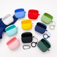 silicone case For JBL Tune 215 TWS Cover With Ring Anti-drop Shockproof Earphone Protect Case Hearphone box Accessories Cover Wireless Earbuds Accesso