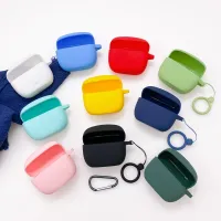 Cute Silicone Case For JBL TUNE215TWS Wireless Bluetooth Cover For JBL TUNE215 Headphone Bags With Hook Wireless Earbud Cases