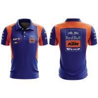 （all in stock）  MOTOSHIRT KTM-A01-20 เสื้อคอปกแขนสั้น เสื้อโปโล เสื้อพิมพ์ลาย