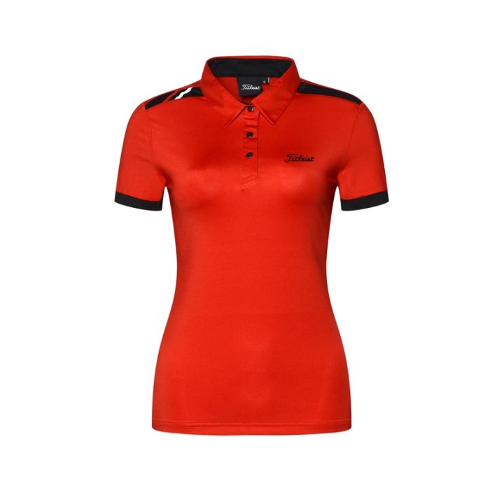 new-summer-golf-short-sleeved-womens-outdoor-solid-color-polo-shirt-breathable-slim-golf-jersey-style-titleist-w-angle-callaway1-pxg1-j-lindeberg-ping1