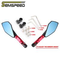 2x Universal Motorcycle Mirror handlebar rear view mirrors For ADV150 2019 2020 YAMAHA YZF R1 R3 R6 R25 MT07 MT09 MT10 PCX