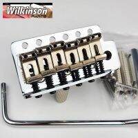 Wilkinson เทรโมโลบริดจ์อานเหล็กงอวินเทจสำหรับ Stratocaster ST กีต้าร์ไฟฟ้าโครเมียมเครื่องประดับเงิน WOV01