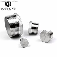 ﹍┅ 1/4 3/8 1/2 3/4 1 1-1/4 1-1/2 2 BSP Male Thread SS304 Stainless Steel End Cap Plug Pipe Fitting Connector DN8/15/25/50