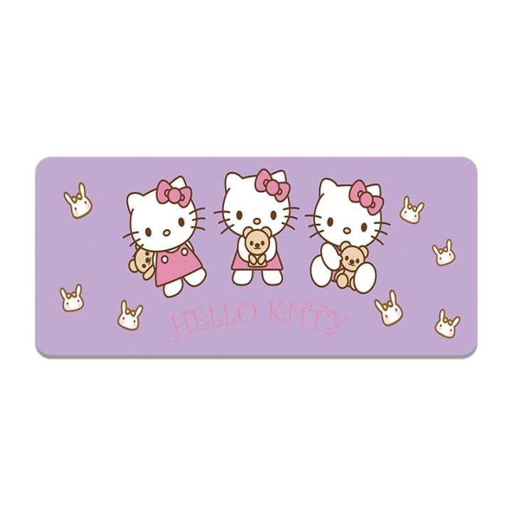 hellos-kitty-mouse-pad-คีย์บอร์ดอุปกรณ์เสริมโต๊ะคอมพิวเตอร์เครื่องเกมคอนโซล