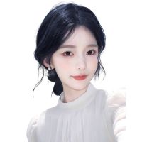 Summer bangs wig thin and breathable newly upgraded full real hair lanugo bangs middle distribution line top wig piece